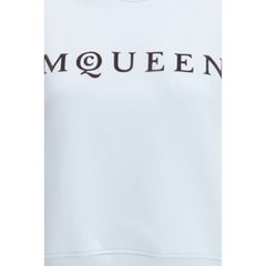 Alexander McQueen Blauwe Katoenen Sweatshirt
