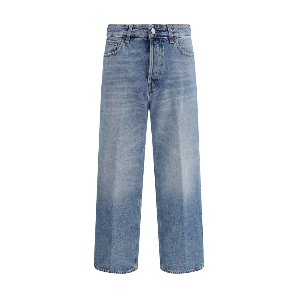 Haikure blaue Boyfriend-Jeans aus Baumwolle