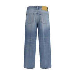 Haikure blaue Boyfriend-Jeans aus Baumwolle