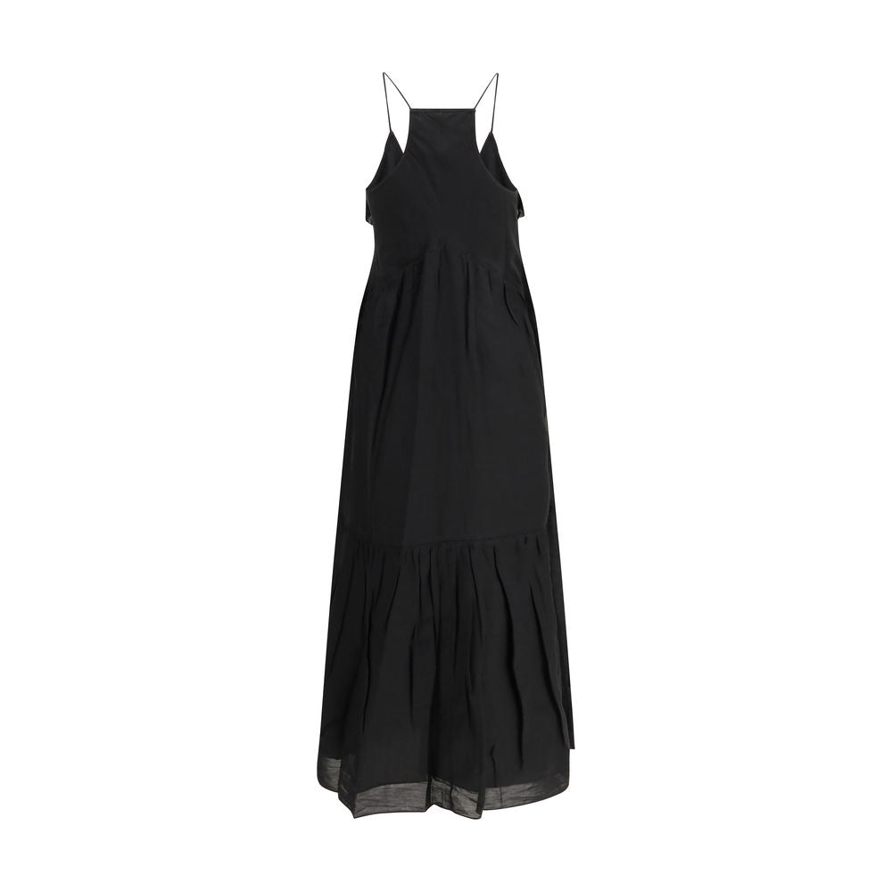 Marant Etoile Schwarzes Freizeitkleid aus Baumwolle