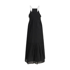 Marant Etoile Schwarzes Freizeitkleid aus Baumwolle