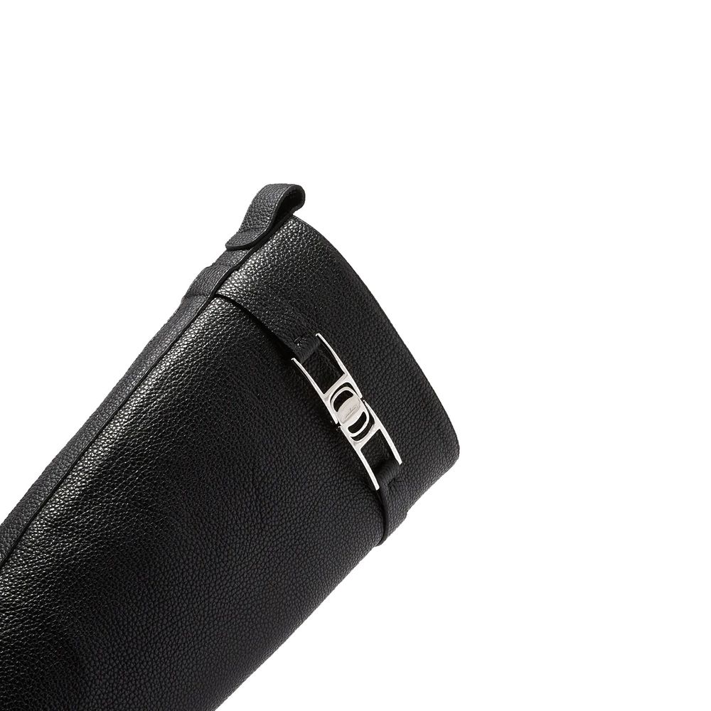 Salvatore Ferragamo Schwarze Overknee-Stiefel aus Kalbsleder
