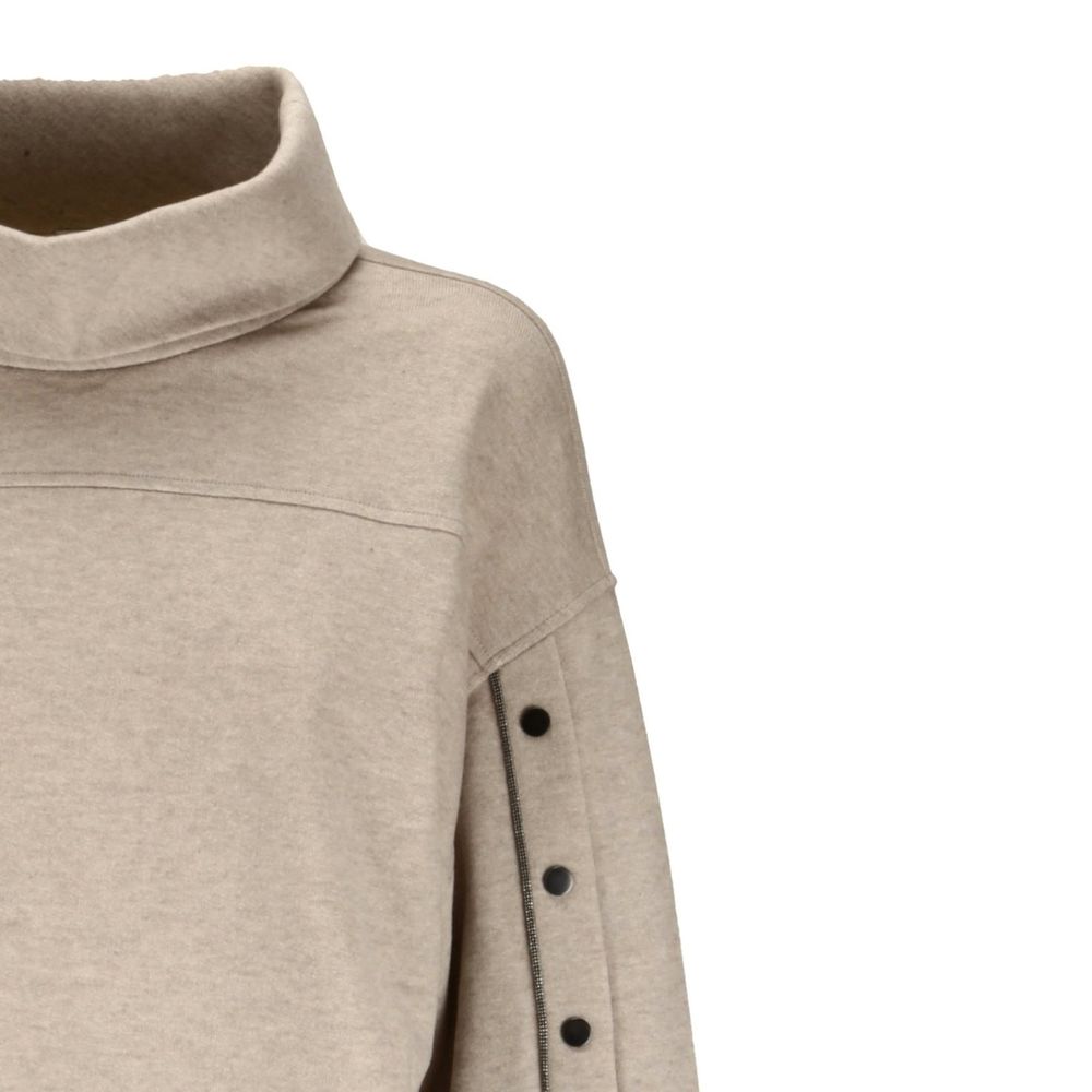 Brunello Cucinelli Beiges Kaschmir-Sweatshirt