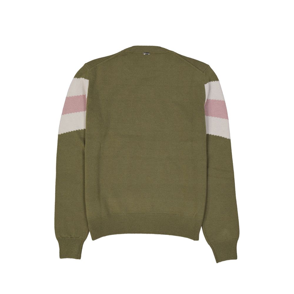 Herno tweekleurige wollen sweatshirt