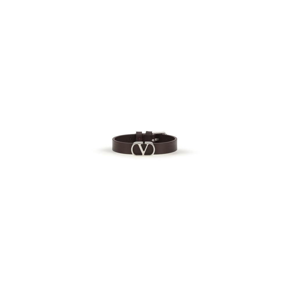 Valentino Garavani Paarse Kalfsleren Bos Taurus Armband