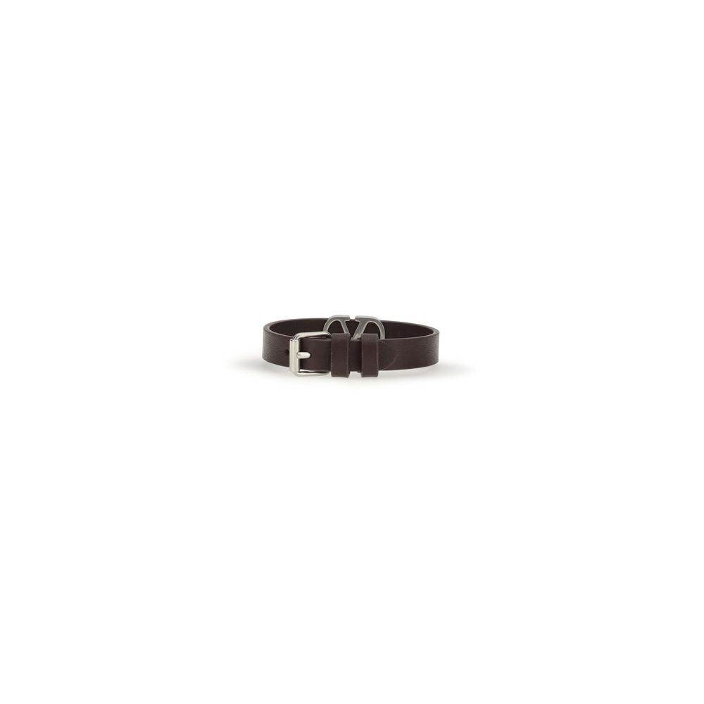 Valentino Garavani Paarse Kalfsleren Bos Taurus Armband