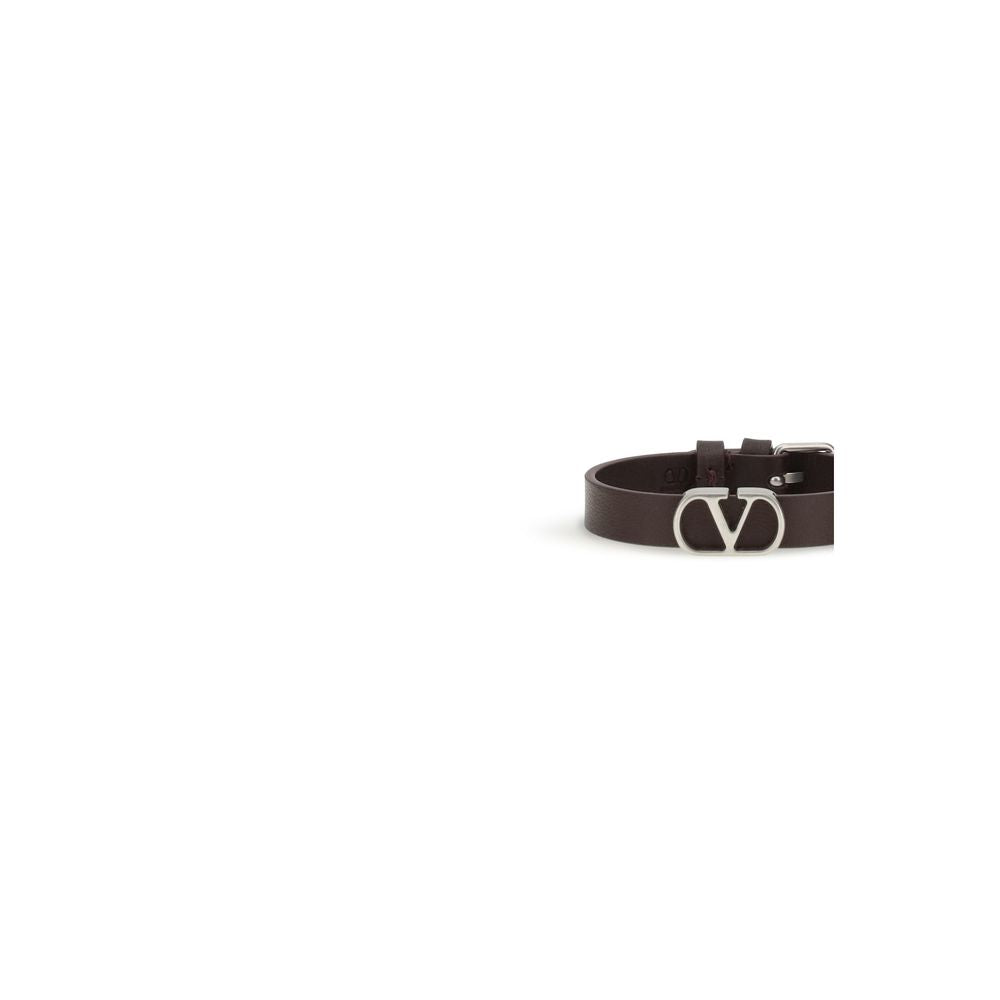 Valentino Garavani Paarse Kalfsleren Bos Taurus Armband