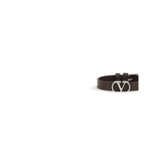 Valentino Garavani Paarse Kalfsleren Bos Taurus Armband