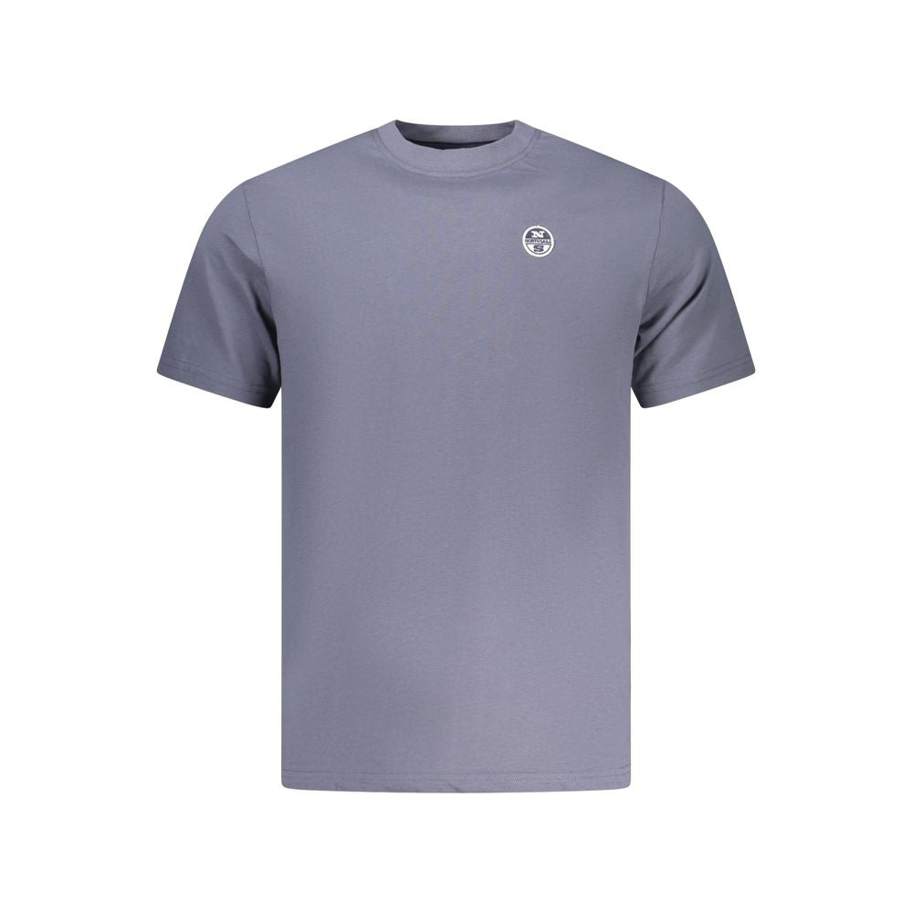 North Sails Herren T-Shirt aus blauer Baumwolle