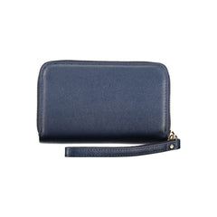 Valentino blauwe portemonnee van polyethyleen