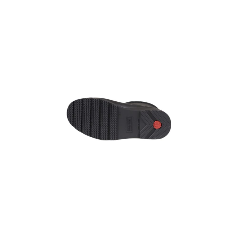 Hunter Black Stiefeletten aus recyceltem Polyester