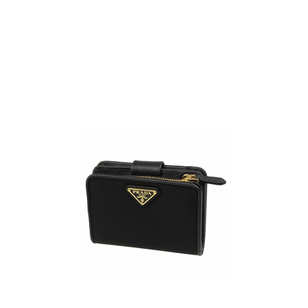 Prada Portemonnaie aus schwarzem Nylon