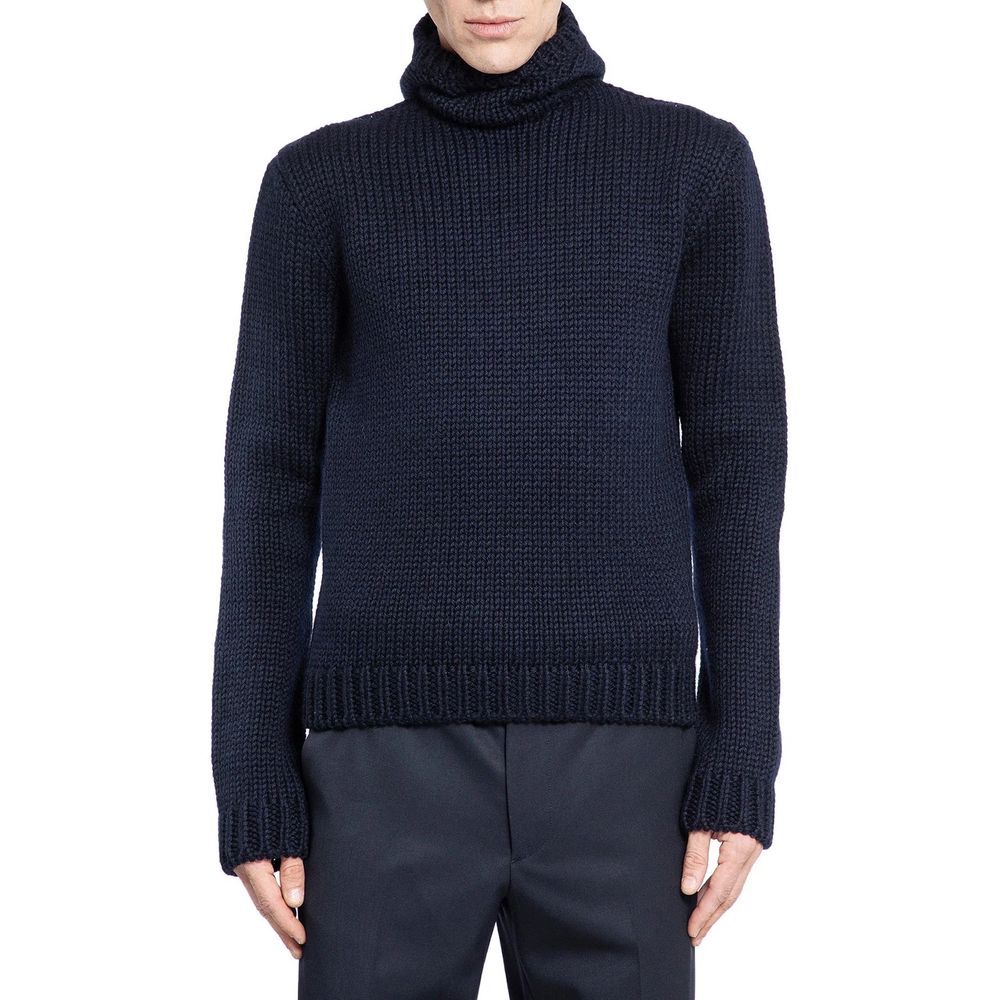Prada blauw wollen sweatshirt
