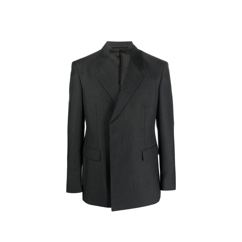 Prada Grijze Wollen Blazer