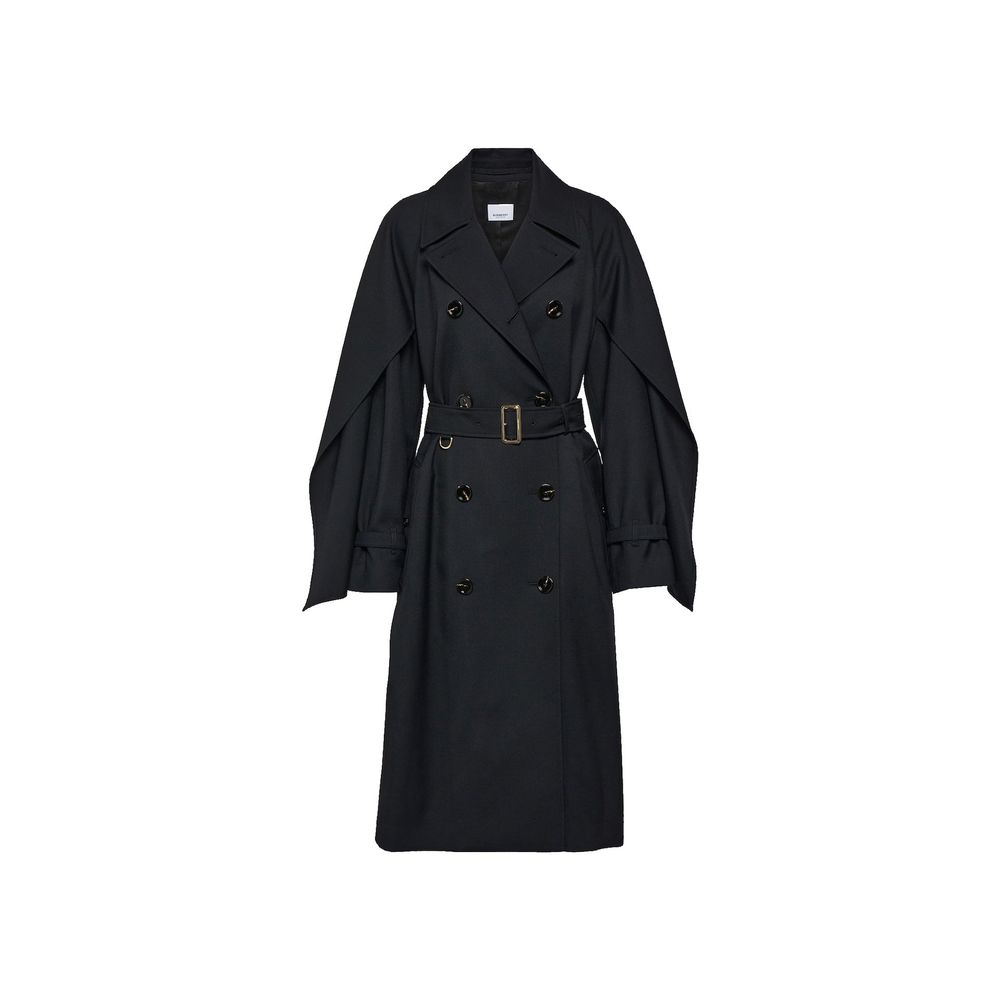 Burberry Mantel aus schwarzem Polyester