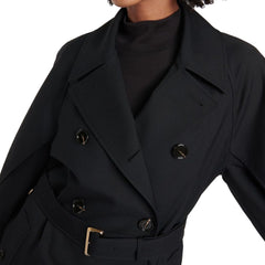 Burberry Mantel aus schwarzem Polyester