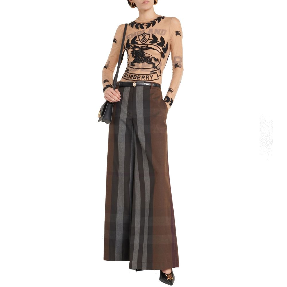 Burberry Bruine Katoenen Casual Broek