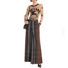 Burberry Bruine Katoenen Casual Broek