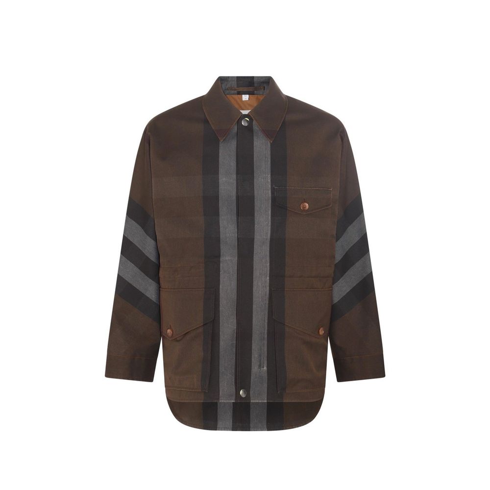 Burberry Brauner Baumwollparka
