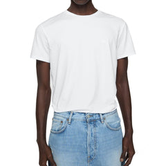 Acne Studios Weißes Baumwoll-T-Shirt