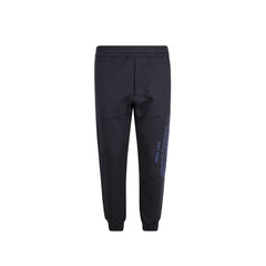 Alexander McQueen Blaue Baumwoll-Jogginghose (Trainingshose)