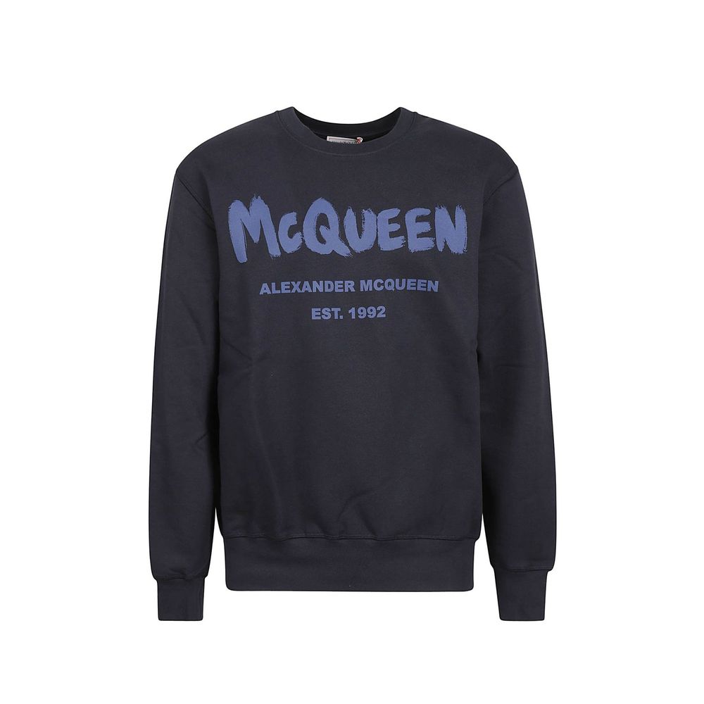 Alexander McQueen Blaues Baumwoll-Sweatshirt