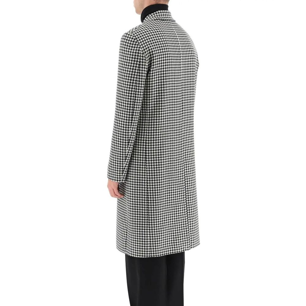 Alexander McQueen Mantel aus schwarzer Wolle