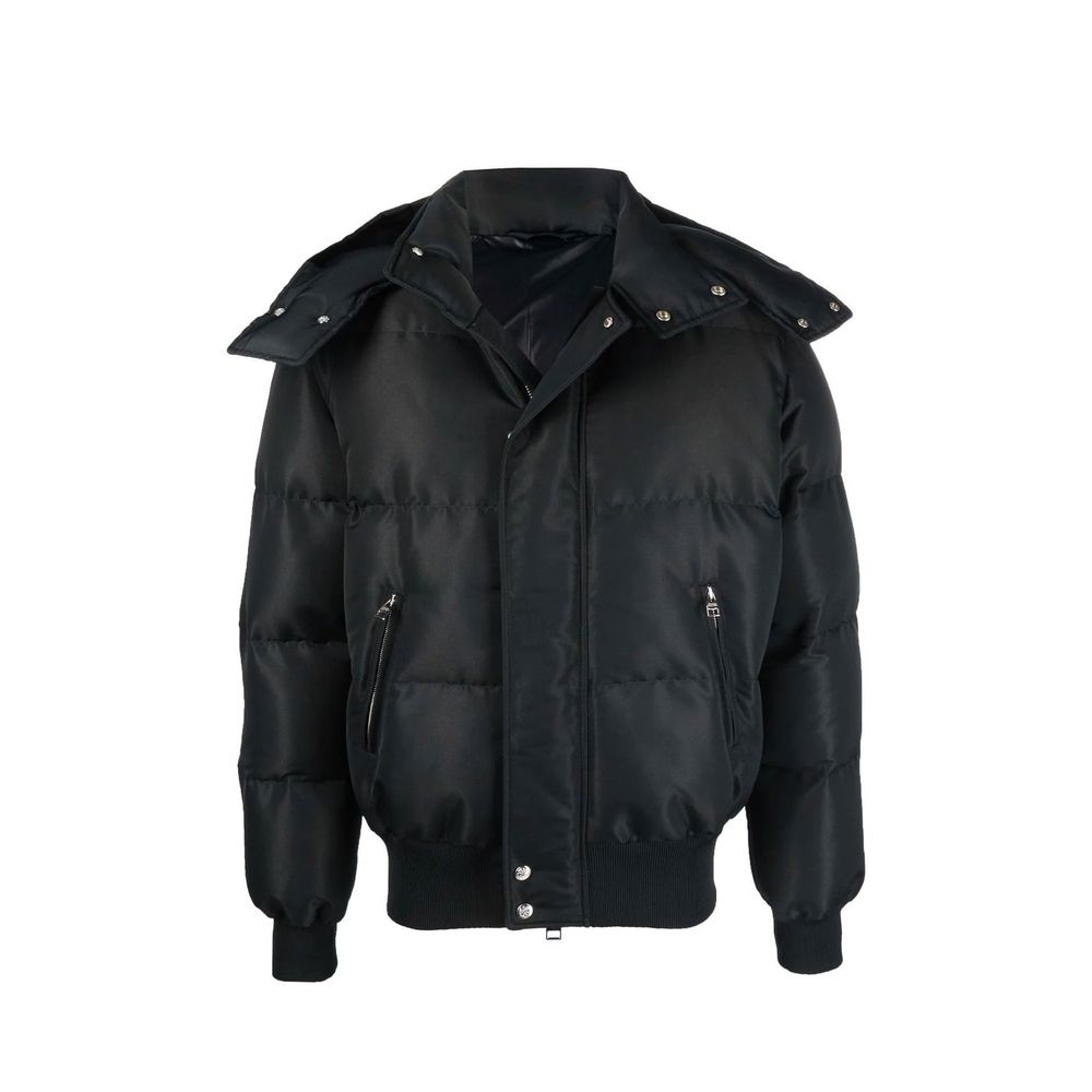 Alexander McQueen Zwarte Polyamide Bomber