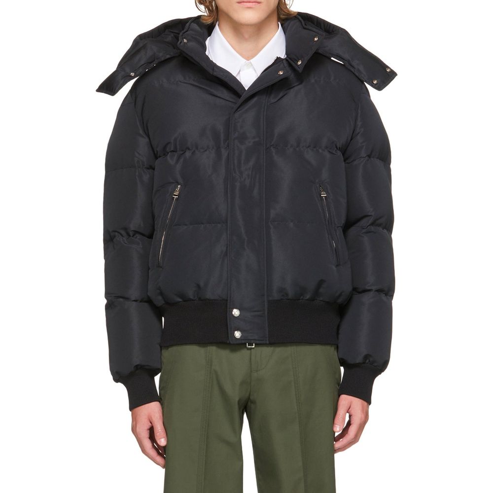 Alexander McQueen Zwarte Polyamide Bomber