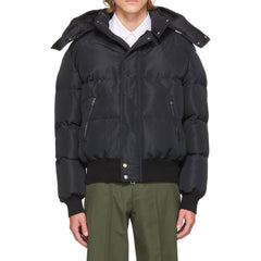 Alexander McQueen Zwarte Polyamide Bomber