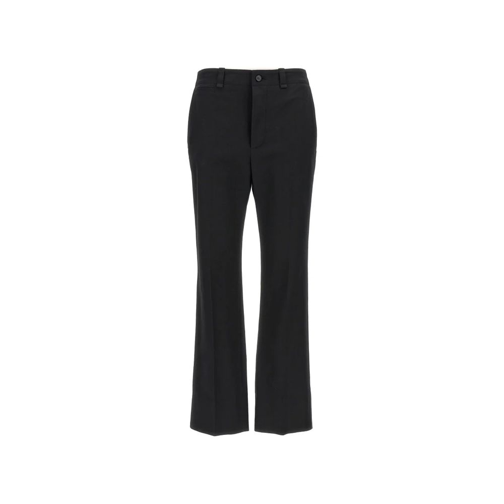 Saint Laurent Freizeithose aus schwarzer Baumwolle