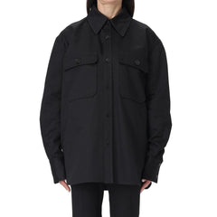Saint Laurent Black Cotton Dress Shirt