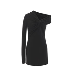 Saint Laurent Schwarzes Viskose Freizeitkleid