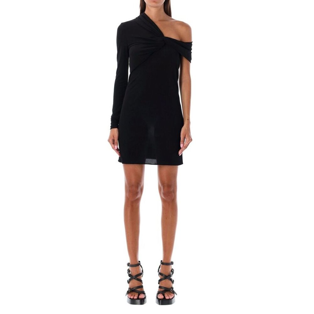 Saint Laurent Schwarzes Viskose Freizeitkleid