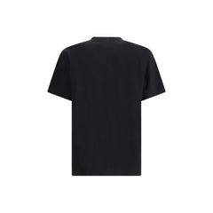 Moschino Schwarzes Baumwoll-T-Shirt