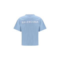 Balenciaga Blauw Katoenen T-shirt