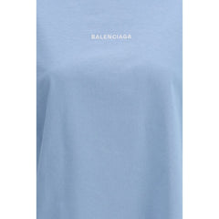 Balenciaga Blauw Katoenen T-shirt