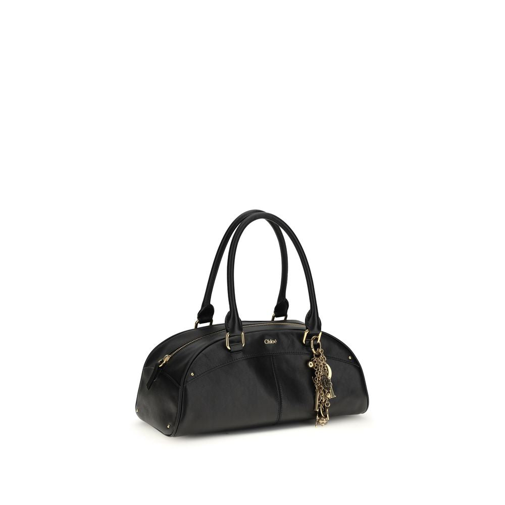 Chloé Handtasche aus Kalbsleder Bos Taurus, Schwarz