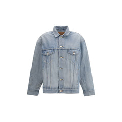 Balenciaga Jeansjacke aus blauer Baumwolle