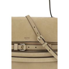 Moschino Beige Kalfsleer Bos Taurus Handtas