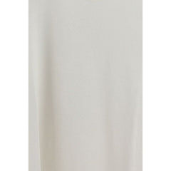 P.A.R.O.S.H. White Linen Sleeveles T-Shirt