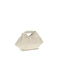 MM6 Handtasche aus weißem Kalbsleder Bos Taurus