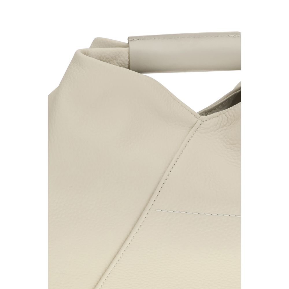 MM6 Handtasche aus weißem Kalbsleder Bos Taurus