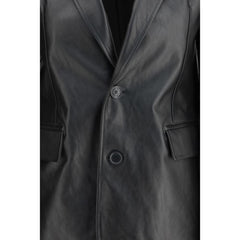 Balenciaga Lederjacke Schwarz