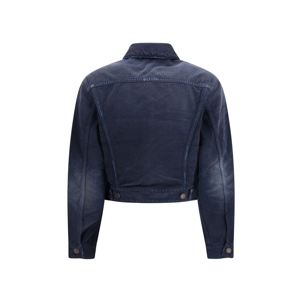 Balenciaga Jeansjacke aus blauer Baumwolle