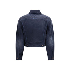 Balenciaga Jeansjacke aus blauer Baumwolle