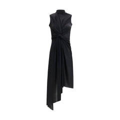 Balenciaga Schwarzes Polyamid Freizeitkleid