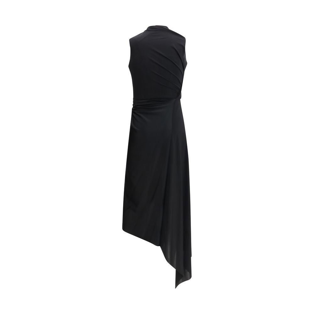 Balenciaga Schwarzes Polyamid Freizeitkleid
