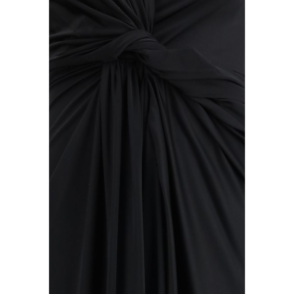 Balenciaga Schwarzes Polyamid Freizeitkleid