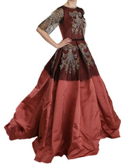Dolce & Gabbana Seidenkleid „Crystal Chandelier Princess“